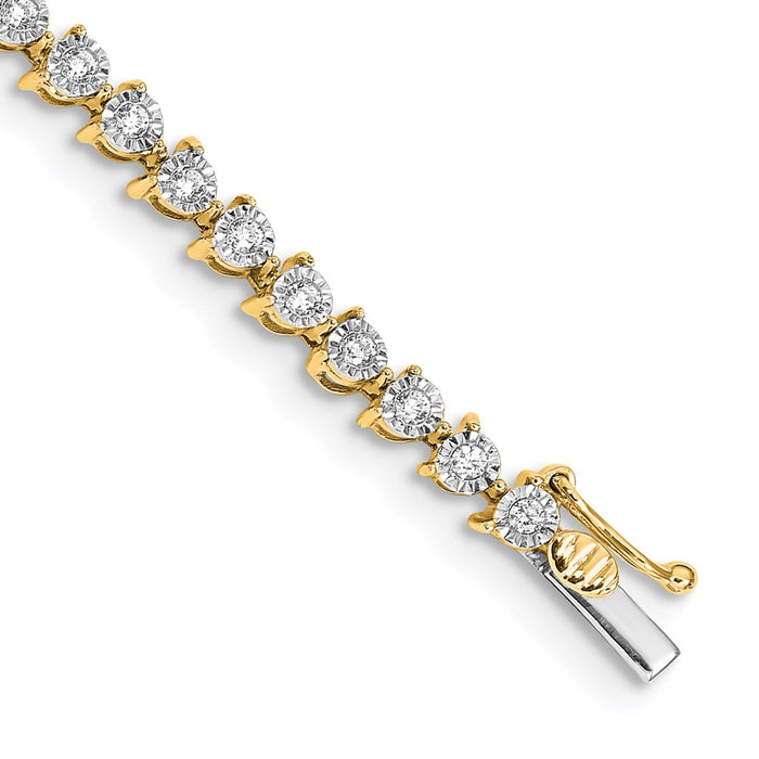 Designer 14K Gold Diamond Bracelet - Stylish Luxury at Affordable Prices-1