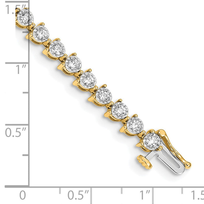 Shop 14K Gold Diamond Bracelet - Stylish Design, High Quality, Affordable Price-3