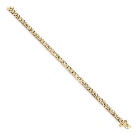 High-Quality 14K Diamond Bracelet with Illusion Setting - Stylish Luxury Value