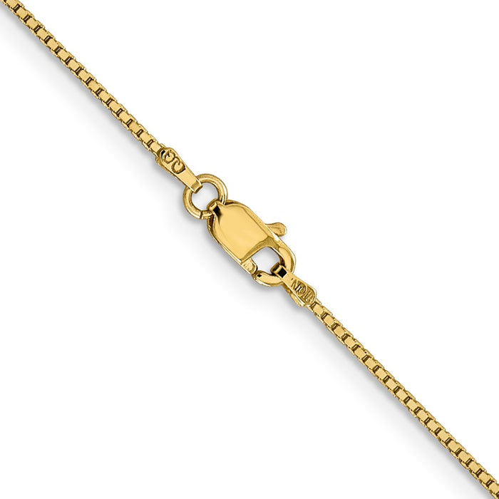 Buy Exclusive 14K Gold 28-Inch .95mm Box Chain - Stylish Lobster Clasp-3