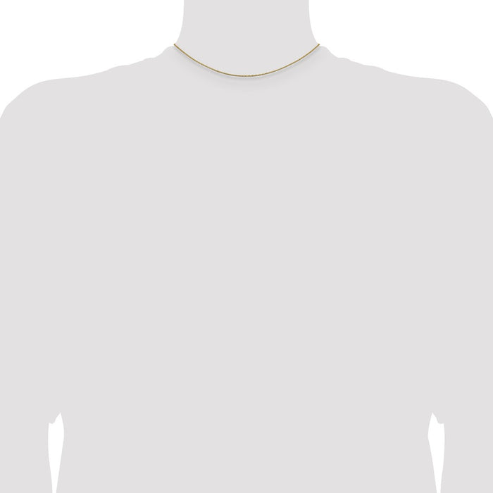 Shop Stylish 14K Gold .95mm Box Chain 14-Inch with Lobster Clasp - Luxury Value!-4