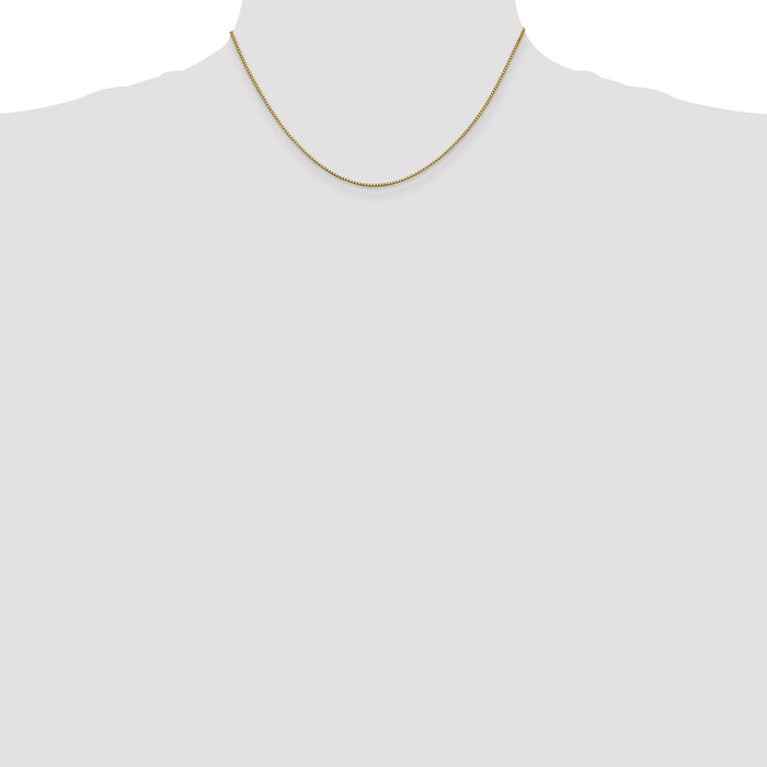 Buy Stylish 14K Gold .95mm Box Chain - 16-Inch with Lobster Clasp, Luxury Look-4