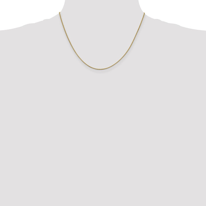 Exclusive 14K Gold 18-Inch .95mm Box Chain - Stylish & Affordable Luxury-4