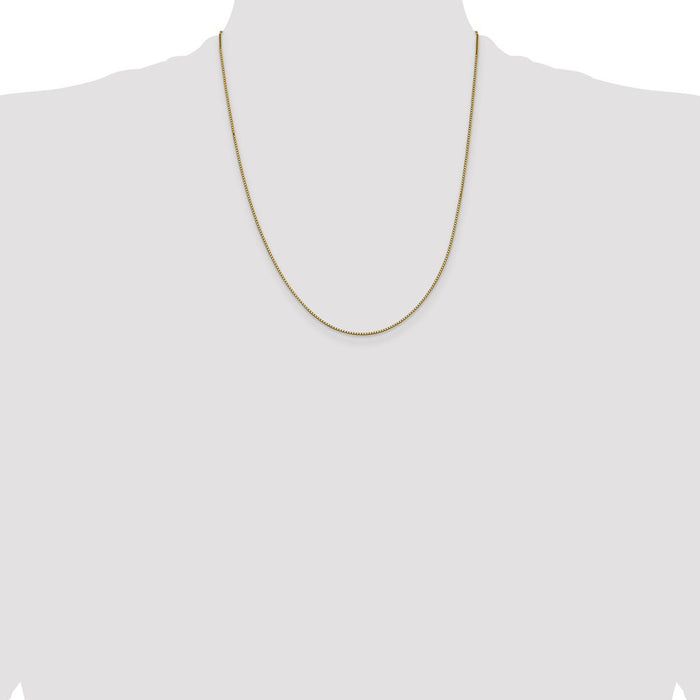 Shop Stylish 14K Gold 22-Inch .95mm Box Chain with Lobster Clasp - Luxury Value-4