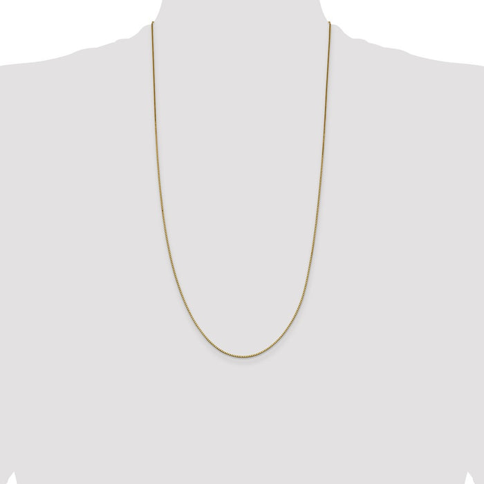 Buy Exclusive 14K Gold 28-Inch .95mm Box Chain - Stylish Lobster Clasp-4