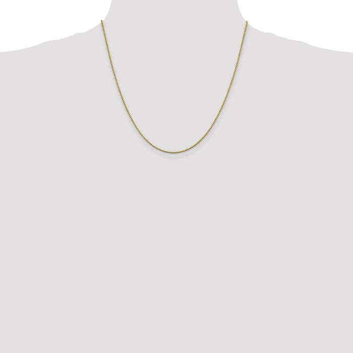 Buy Stylish 14K Gold 20-Inch Box Chain - 1.05mm, Lobster Clasp, Luxury Quality-4