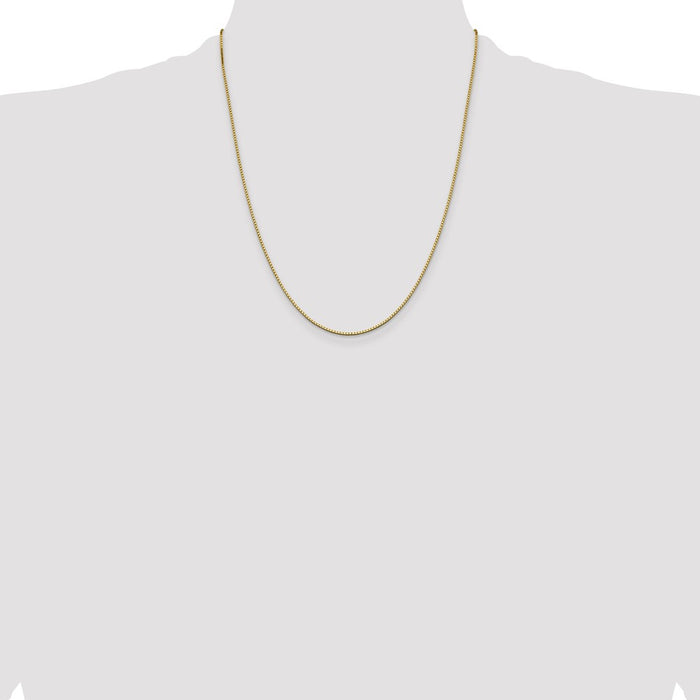 Buy Stylish 22-Inch 14K Gold Box Chain, 1.05mm - Affordable Luxury Jewelry-4