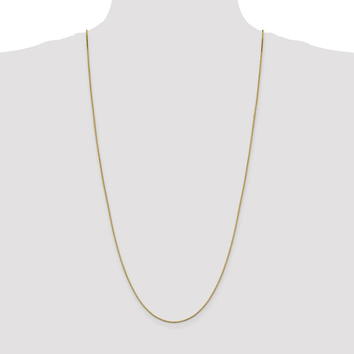 Shop Exclusive 14K Gold 30-Inch 1.05mm Box Chain - Stylish & Affordable!-4