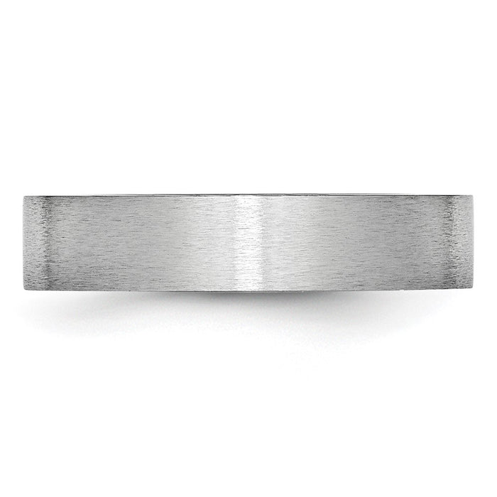 High-Quality Cobalt Flat Satin Finish 5mm Chisel Band - Stylish & Affordable!-3