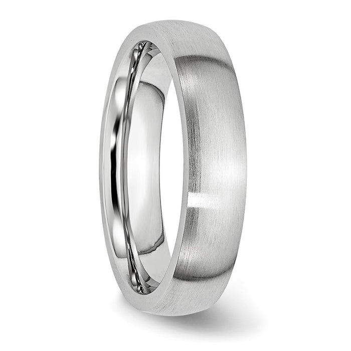 High-Quality Cobalt Satin Finish 5mm Chisel Band | Stylish & Affordable Choice-4