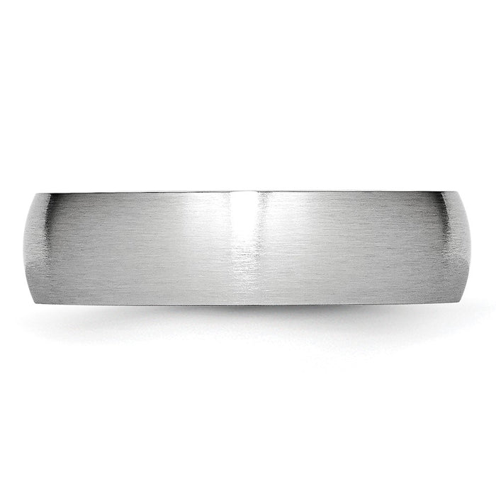 Buy Exclusive Cobalt Satin Finish 6mm Half-Round Chisel Band - Stylish Value!-3
