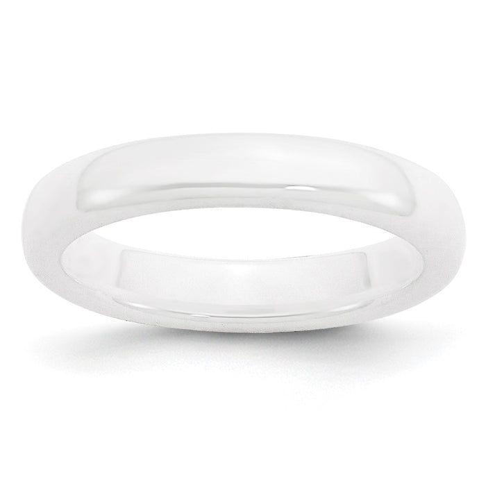 Buy Stylish 4mm Polished White Ceramic Band - Chisel Design, Affordable Price-1