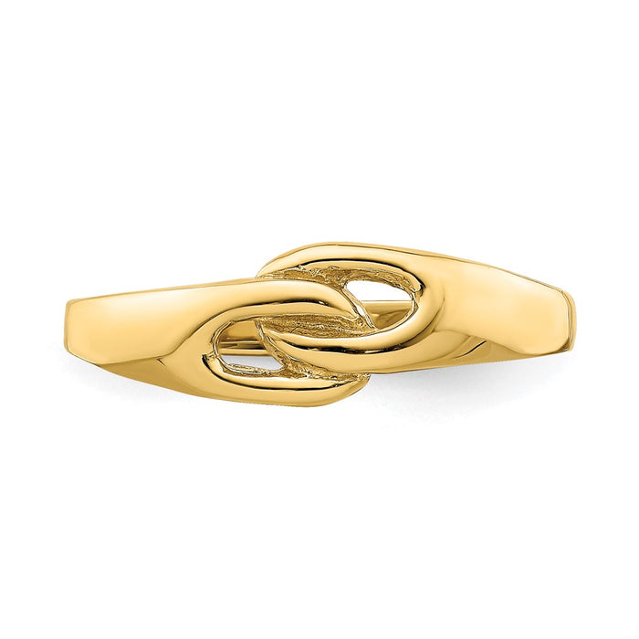 Shop Stylish 14K Gold Freeform Knot Ring - Luxury Design, Perfect Fit-4