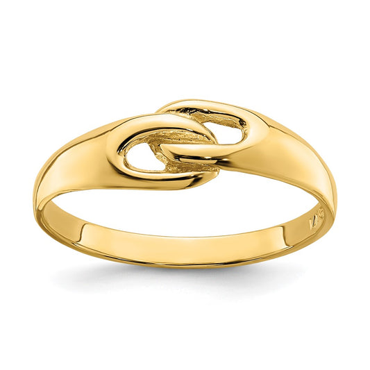 Shop Stylish 14K Gold Freeform Knot Ring - Luxury Design, Perfect Fit