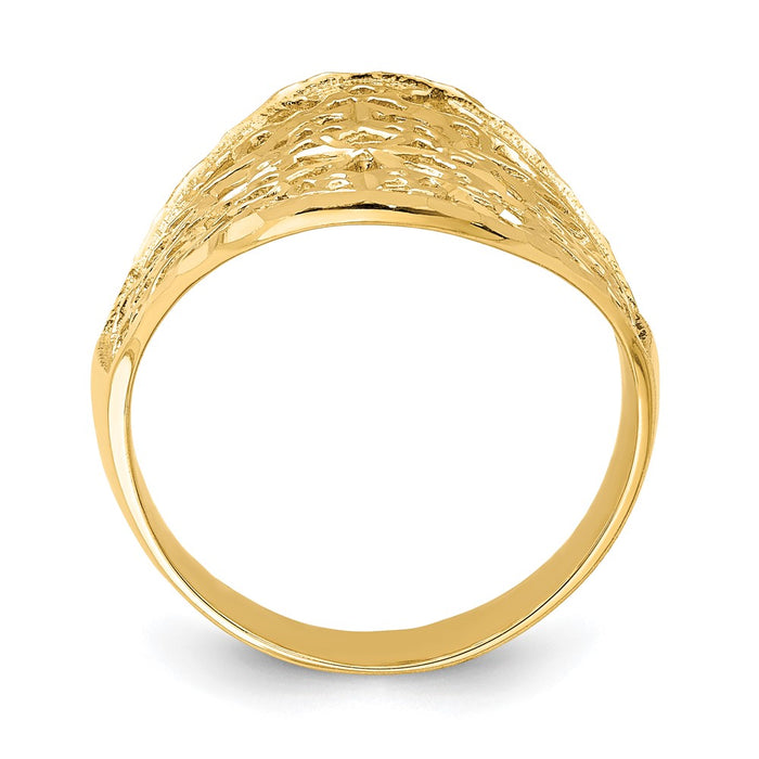 Buy Stylish 14K Gold Polished Filigree Ring - Exclusive Design, Affordable Luxury-2