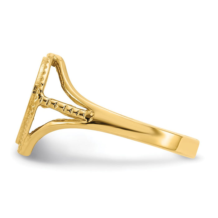 Shop Stylish 14K Gold Heart Ring - #1 Mom Design, Perfect Gift for Moms!-3