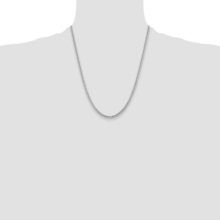 Exclusive 14K White Gold Miami Cuban Link Chain - 3.5mm, Stylish Value-4