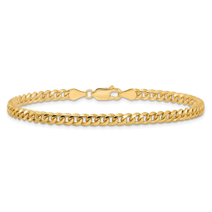 Buy Stylish 14K Solid Miami Cuban Link Bracelet - 7" x 4.25mm Value Piece-3