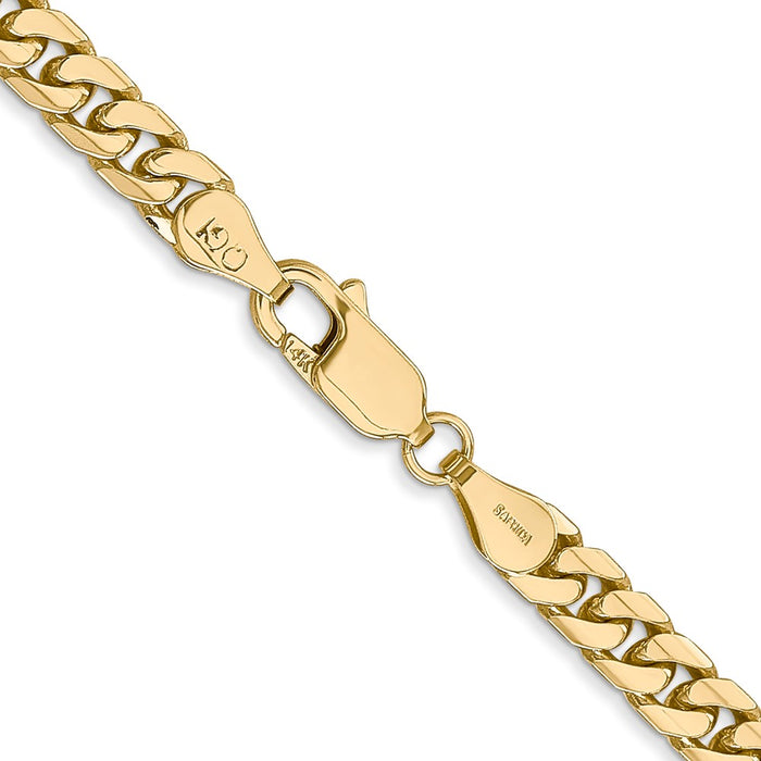 Shop Stylish 14K Solid Miami Cuban Link Chain - 20 Inch, 4.3mm, Luxury Design-3