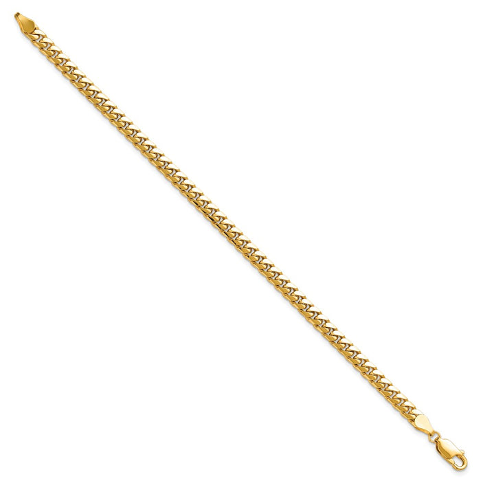 Shop Exclusive 14K Solid Miami Cuban Link Bracelet - 8" & 4.3mm Stylish Value-2