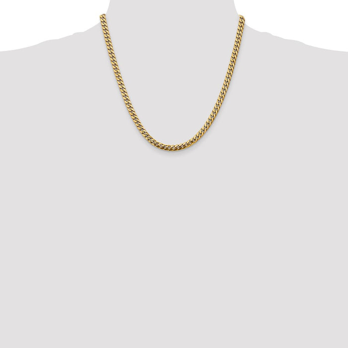 Buy High-Quality 14K Gold Miami Cuban Link Chain - 20 Inch, 5mm, Stylish Value-4