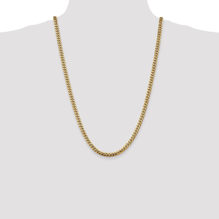 Buy Exclusive 14K Gold 26-Inch 5mm Solid Miami Cuban Link Chain-4