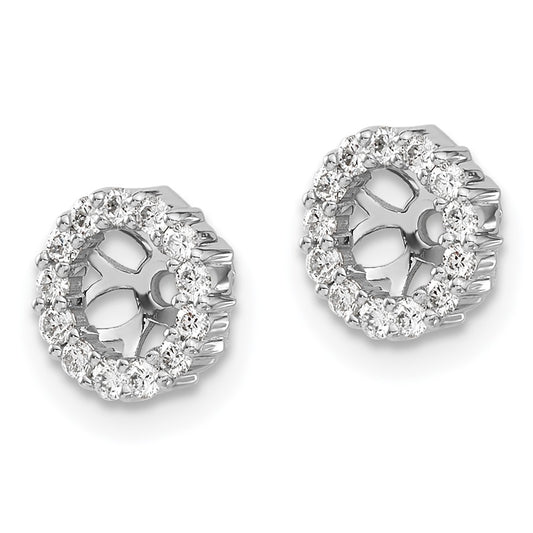Buy 14K White Gold Earring Jacket with 1/4 Carat Lab-Grown Diamond - Stylish Value!