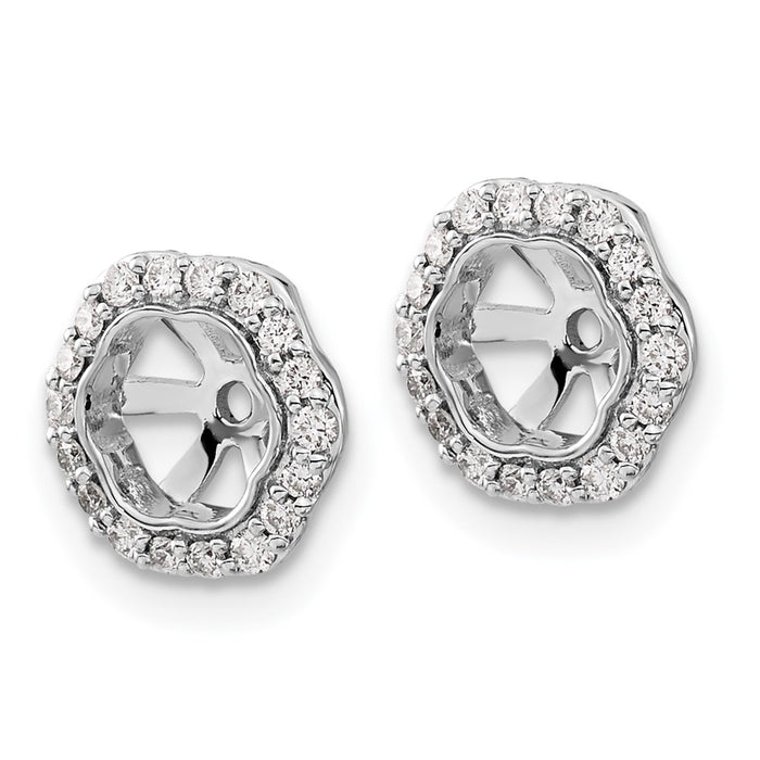 Shop Exclusive 14K White Gold 1/4 Carat Lab-Grown Diamond Earrings - Stylish & Affordable!-2