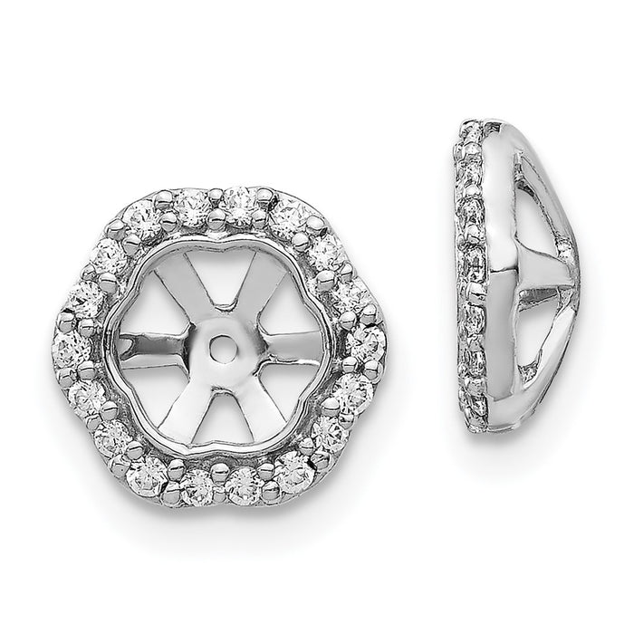 Shop Exclusive 14K White Gold 1/4 Carat Lab-Grown Diamond Earrings - Stylish & Affordable!-1