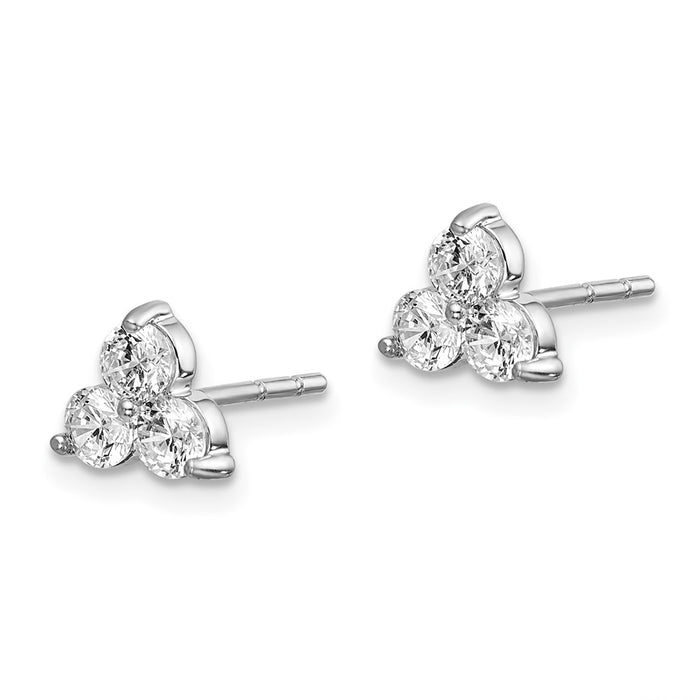 Shop Exclusive 14K White Gold 3/4 Carat VS DEF Lab-Grown Diamond Earrings-2