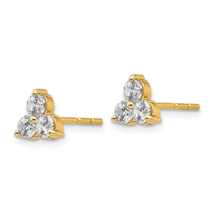 Shop Exclusive 14K Gold 3/4 Carat VS DEF Lab-Grown Diamond Earrings-2