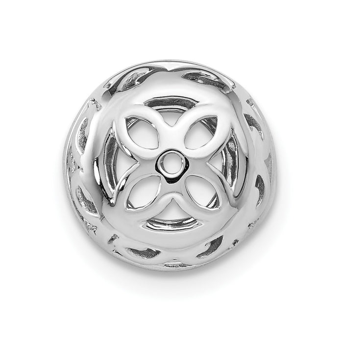 Shop Exclusive 14K White Gold Stud Earring Jackets with 1/2 Carat Lab-Grown Diamonds-3