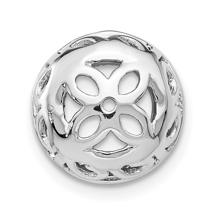 Shop High-Quality 14K White Gold 1/2 Carat Lab-Grown Diamond Earring Jackets - Stylish Value!-3