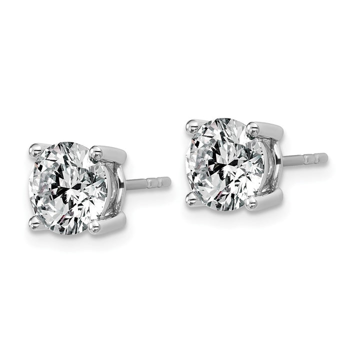 Shop Exclusive 14K White Gold 3 Carat Certified Lab-Grown Diamond Earrings-2