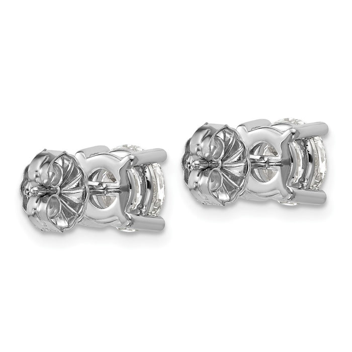 Shop Exclusive 14K White Gold 3 Carat Certified Lab-Grown Diamond Earrings-5