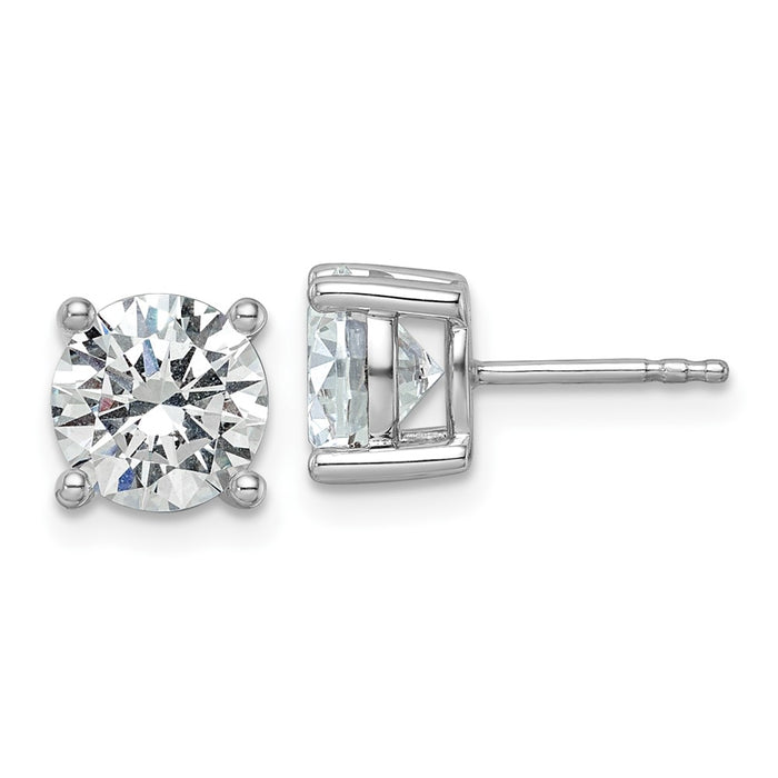 Shop Exclusive 14K White Gold 3 Carat Certified Lab-Grown Diamond Earrings-1