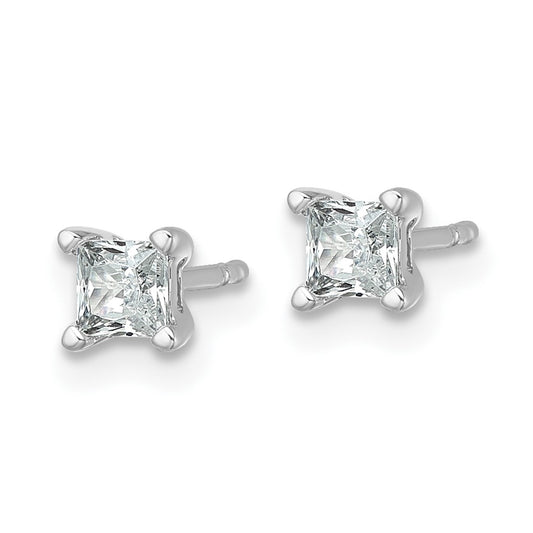 Shop Stylish 14K White Gold 1/2 ct Lab Grown Diamond Stud Earrings - VS/SI+