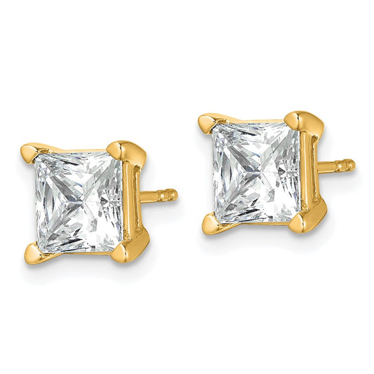 Order Stylish 14K Yellow Gold 5 Carat Lab-Grown Diamond Earrings - Luxury Value