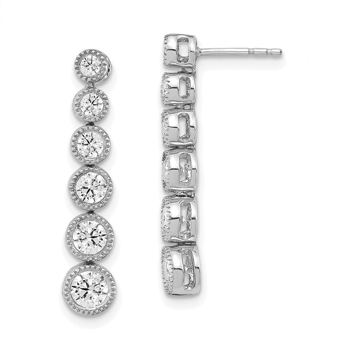 Shop Exclusive 14K White Gold 1 Carat VS DEF Lab-Grown Diamond Earrings-1