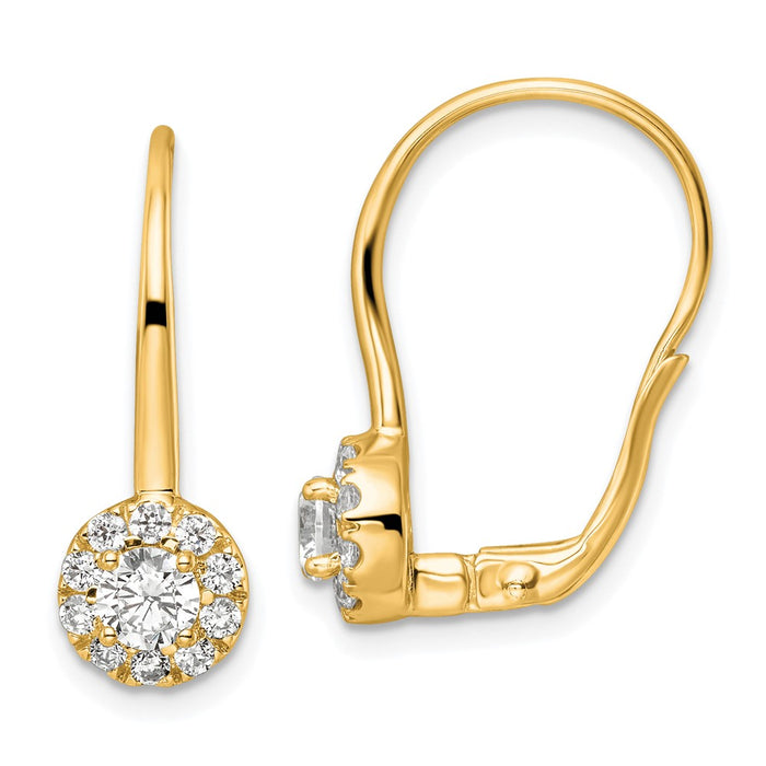 Shop Luxury 14K Gold 1.5 Carat Lab-Grown Diamond Drop Earrings - Stylish Design-1