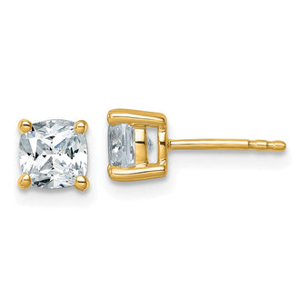 Buy Stylish 14K Yellow Gold 1.5 ct Lab-Grown Diamond Stud Earrings