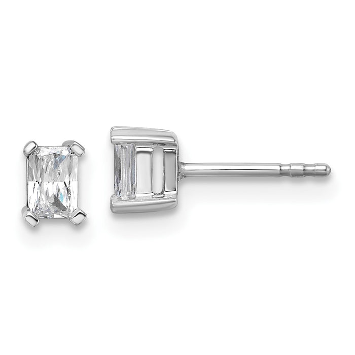 Buy Exclusive 14K White Gold 1/2 ct Lab Grown Diamond Stud Earrings-1
