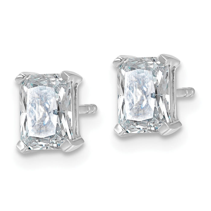 Shop 14K White Gold 1.5 ctw Lab-Grown Diamond Stud Earrings - Luxury Value-2