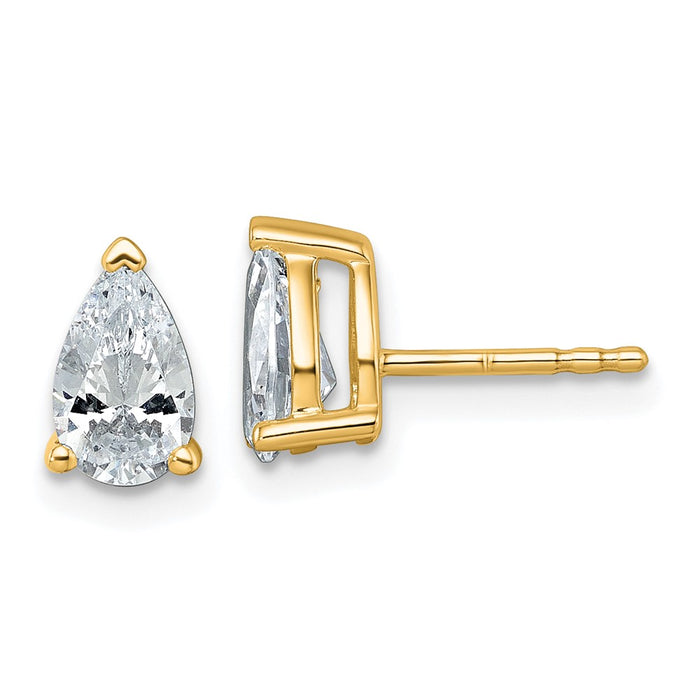 Buy Exclusive 14K Yellow Gold 1.5 ctw Lab-Grown Diamond Earrings | Stylish Value-1