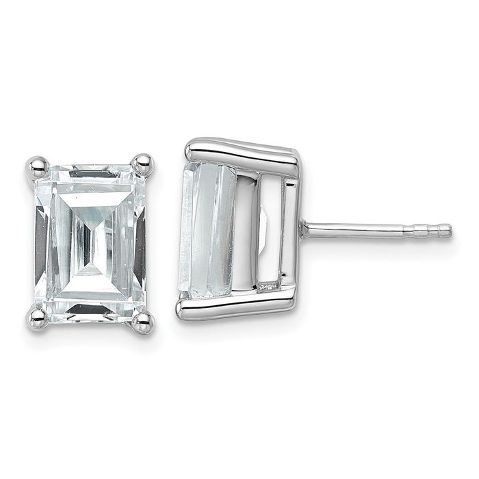 Exclusive 14K White Gold 6 ctw Lab-Grown Diamond Heavyweight Stud Earrings-1