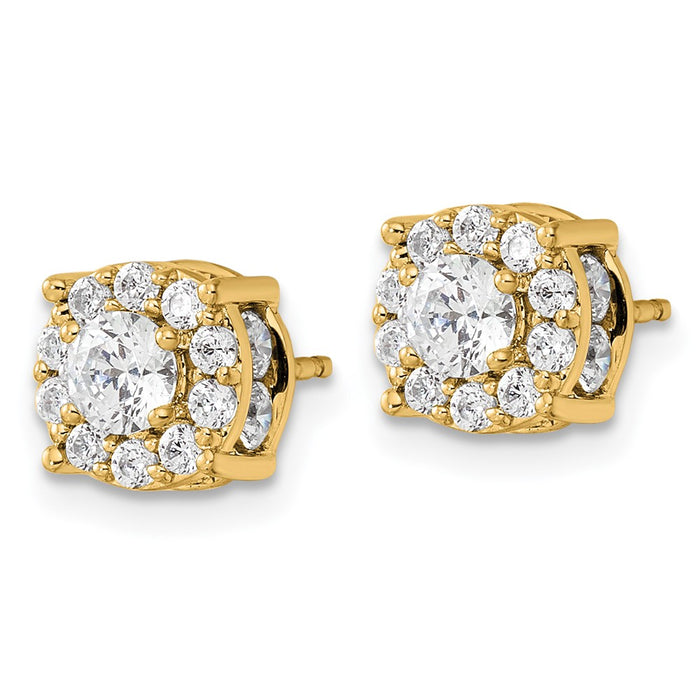 Buy Exclusive 14K Gold 1.5 Carat Lab-Grown Diamond Earrings - Stylish Quality-2