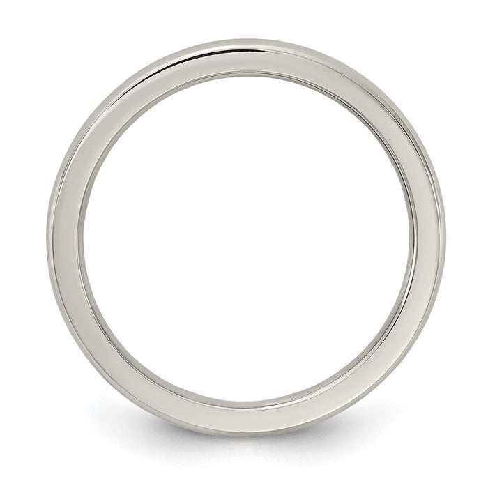 Buy Stylish 2mm Polished Titanium Domed Band - Size 6, High-Quality Design-2