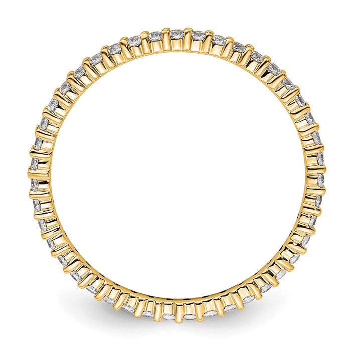 Buy Stylish 14K Polished 1/2 Carat Diamond Eternity Band - Size 9 Value!-2