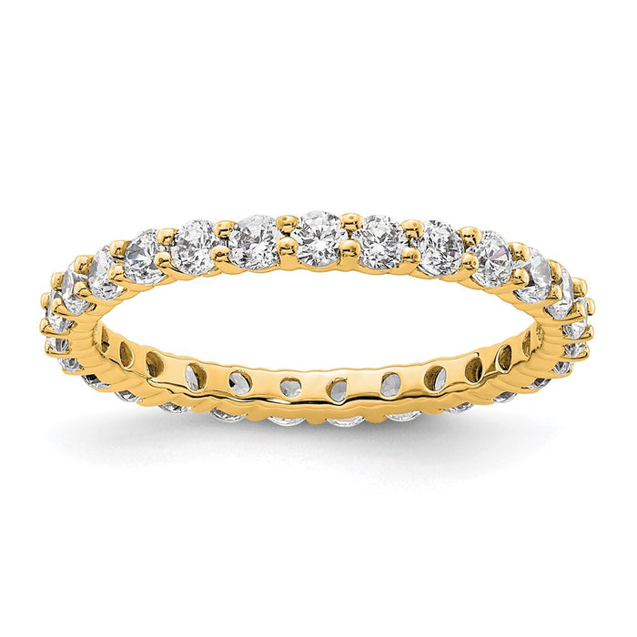 Buy Exclusive 14K Polished 1 Carat Diamond Eternity Band - Stylish Size 6-1