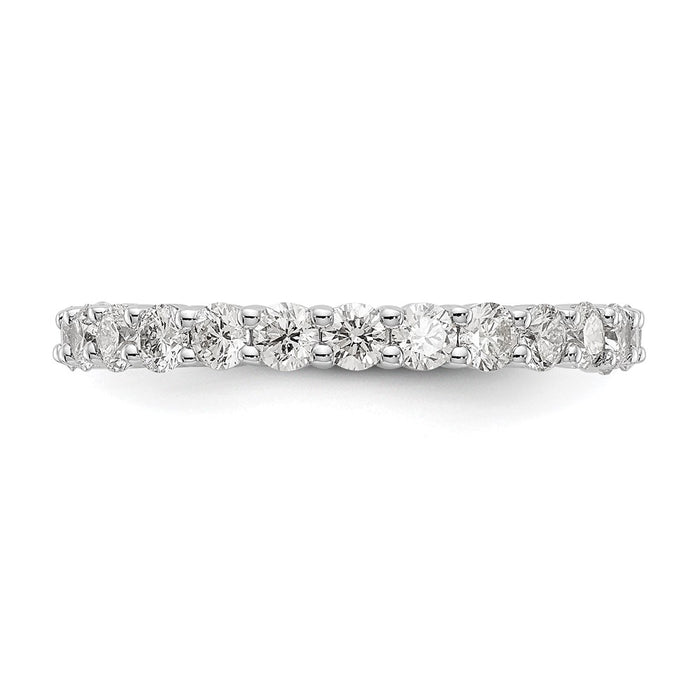 Buy 14K White Gold 1.5 Carat Lab-Grown Diamond Eternity Band - Stylish & Affordable!-4